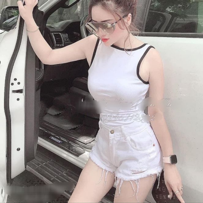 ÁO THUN NỮ,ÁO THUN VIỀN KHOÉT HỞ LƯNG FORM 45KG,ÁO THUN CỔ TRÒN HỞ LƯNG SEXY