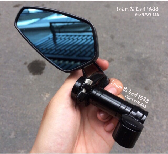 [Màu Đen] Gương gù lắp chân kính 1 chiếc bên trái CRG