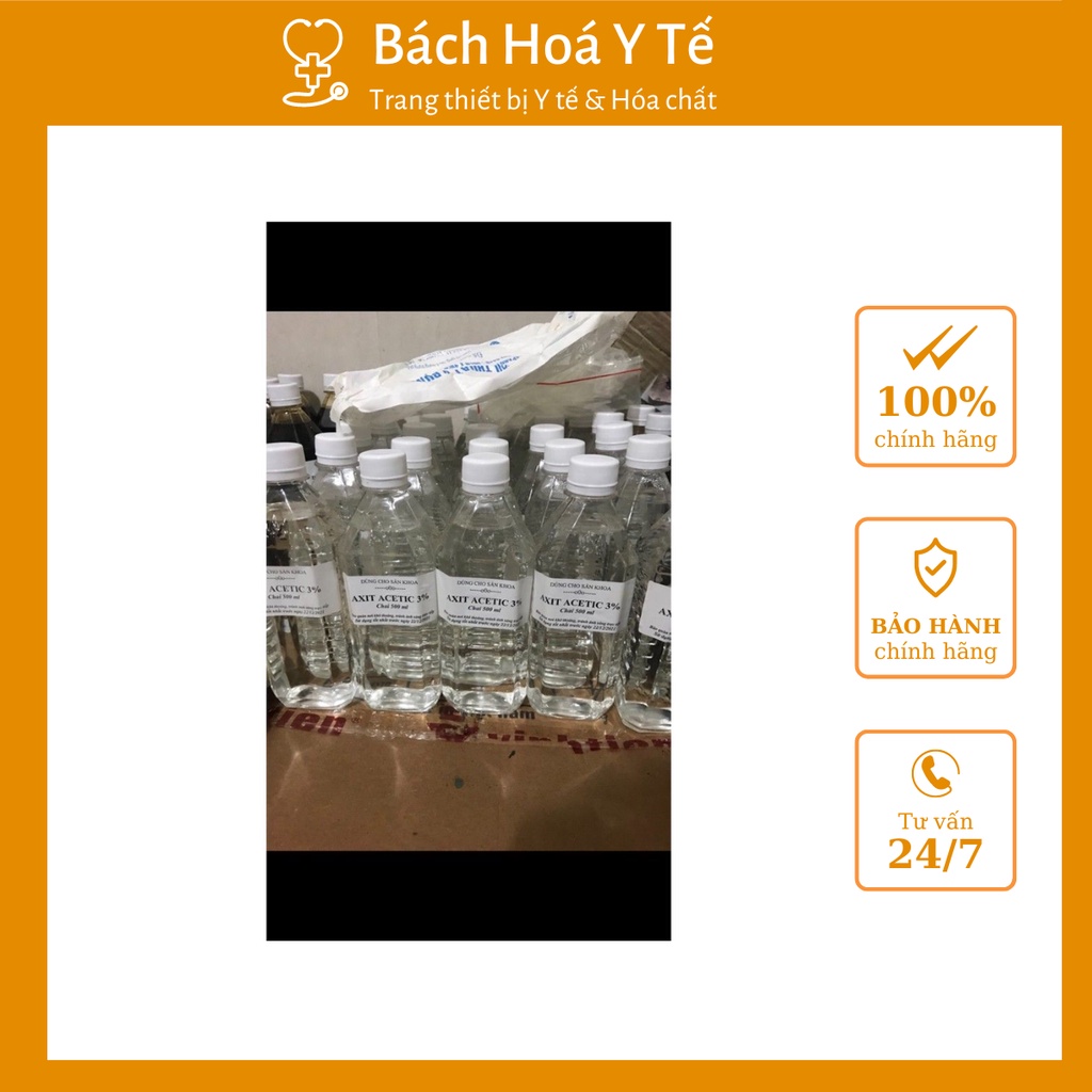 Dung dịch Axit Acetic 3%, Chai/500ml