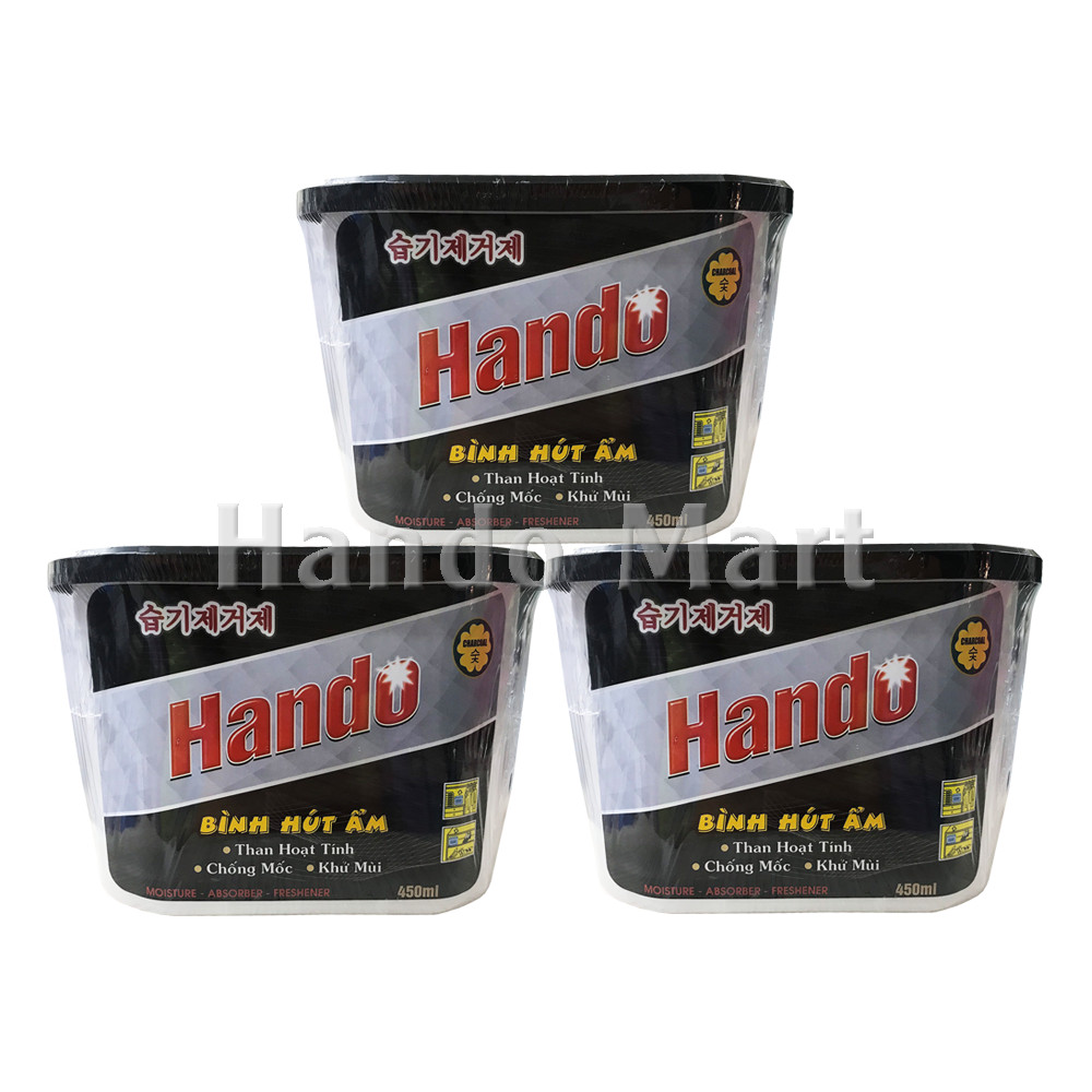 Bình hút ẩm Hando 450ml than Hoạt tính