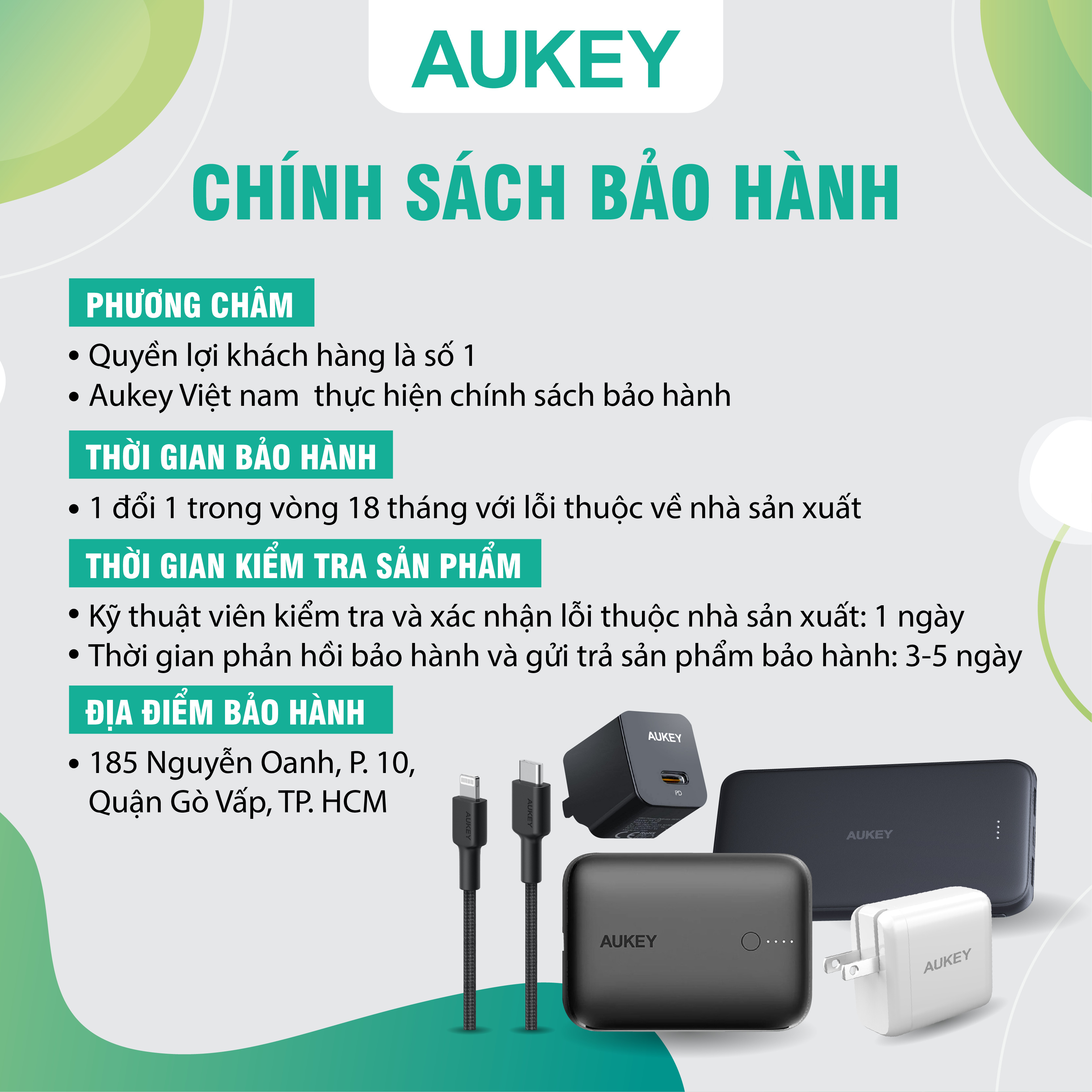 Cáp Aukey USB-A to USB-C dây dù 0.9 mét CB-CD30
