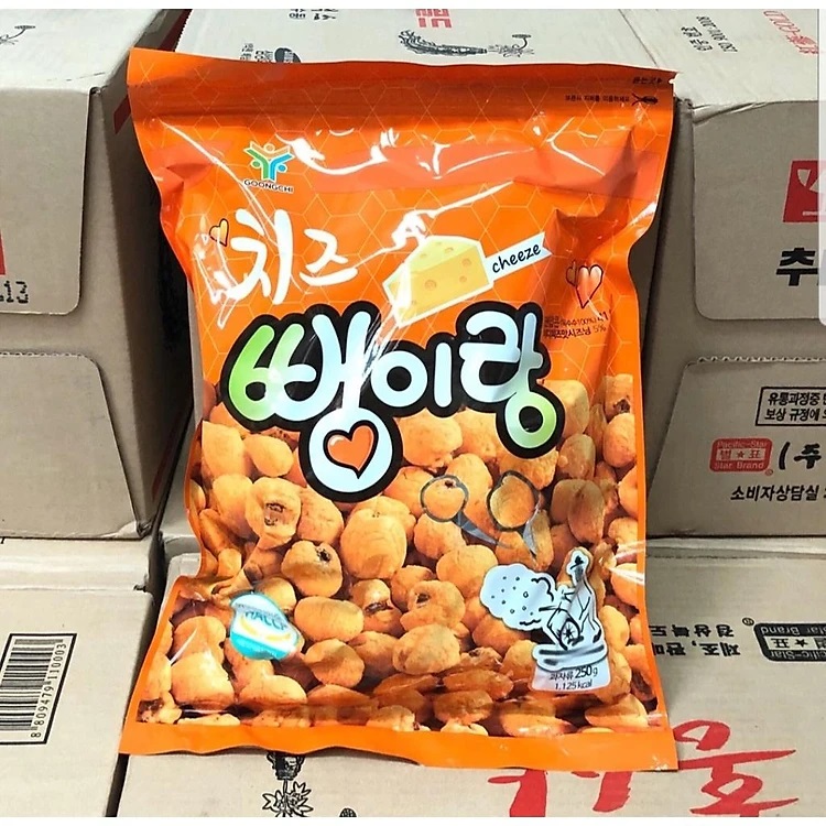 Bỏng ngô Hàn Quốc vị phô mai (1 bịch)
