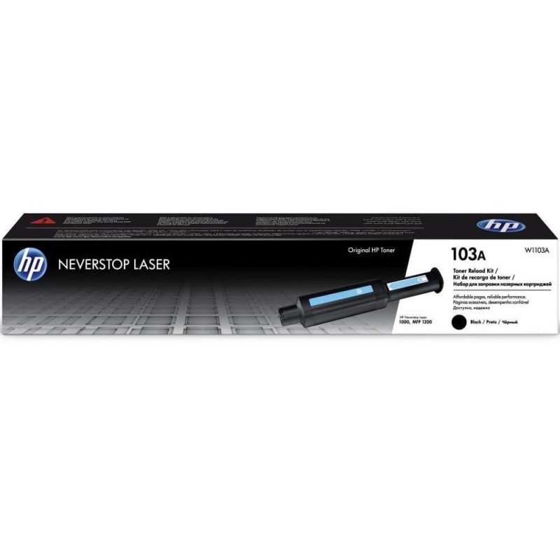 Mực in laser HP 103A Black Neverstop Toner Reload Kit/2500pages/W1103A - Hàng Chính Hãng