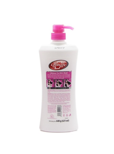 Dầu gội Lifebuoy tóc mềm mượt 640g