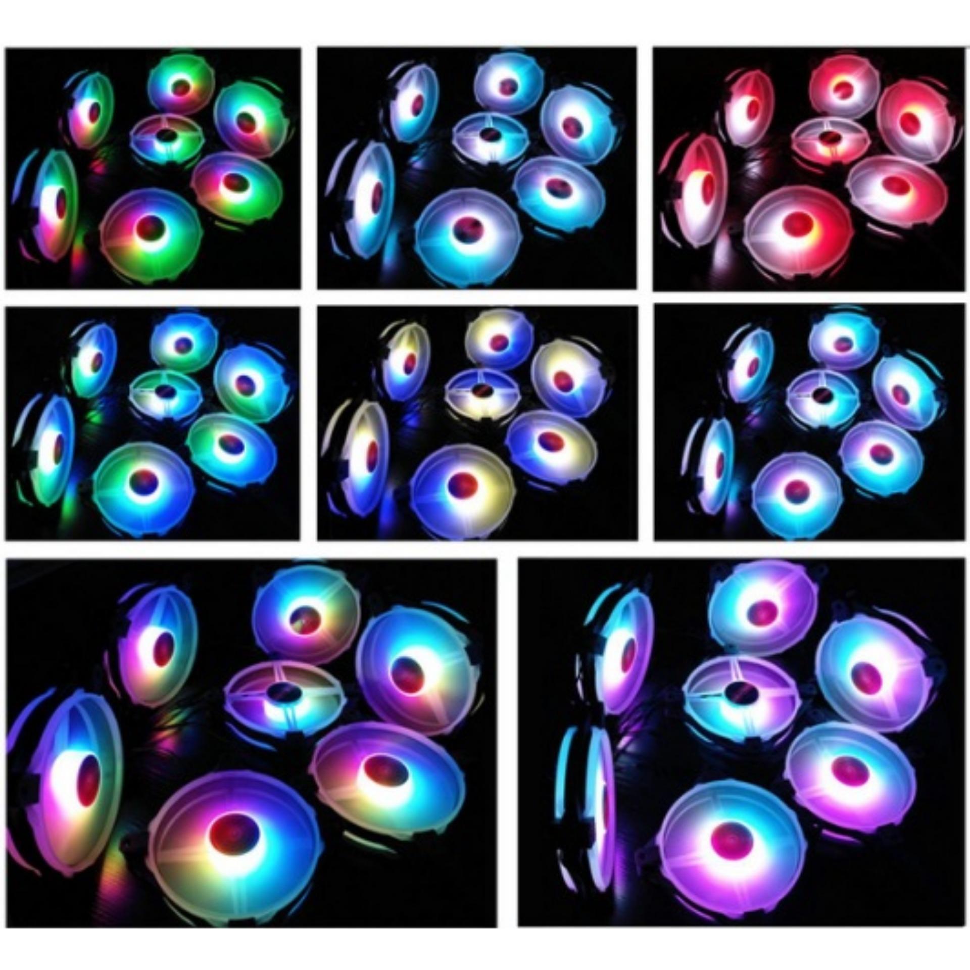 [Combo 5 Fan+Khiển] Quạt tản nhiệt Led RGB gaming.