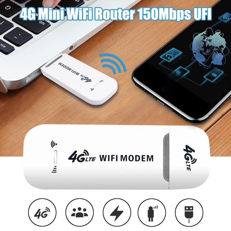 [Sale Sập Sàn] Dcom Modem Dongle 4G WiFi- Usb phát wifi từ sim 3G 4G