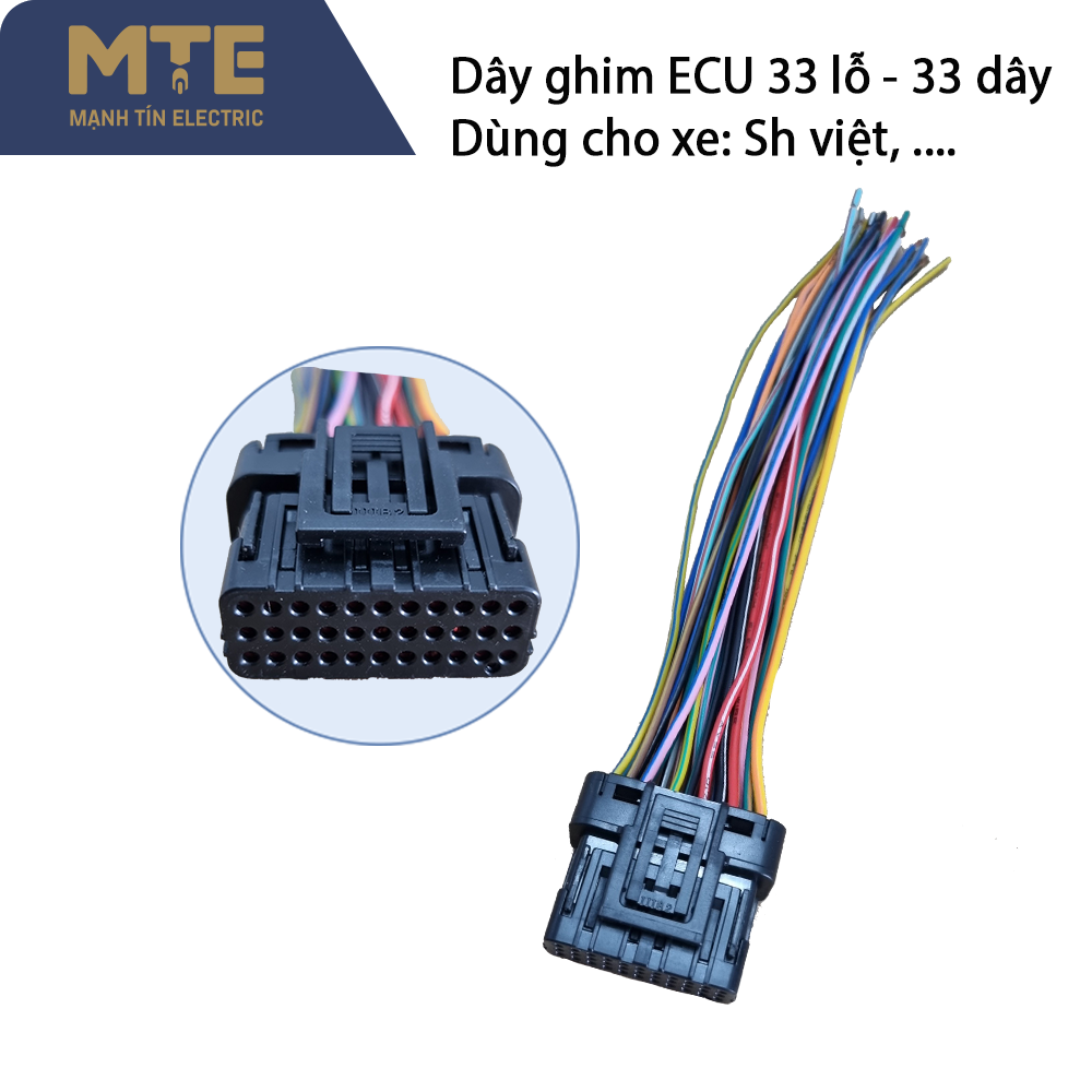 Dây ghim ECU dùng cho xe HD ( 33 lỗ - 33 dây )