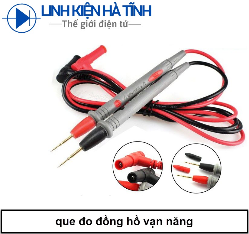 Dây đo đồng hồ vạn năng que đo đồng hồ VOM mạ vàng