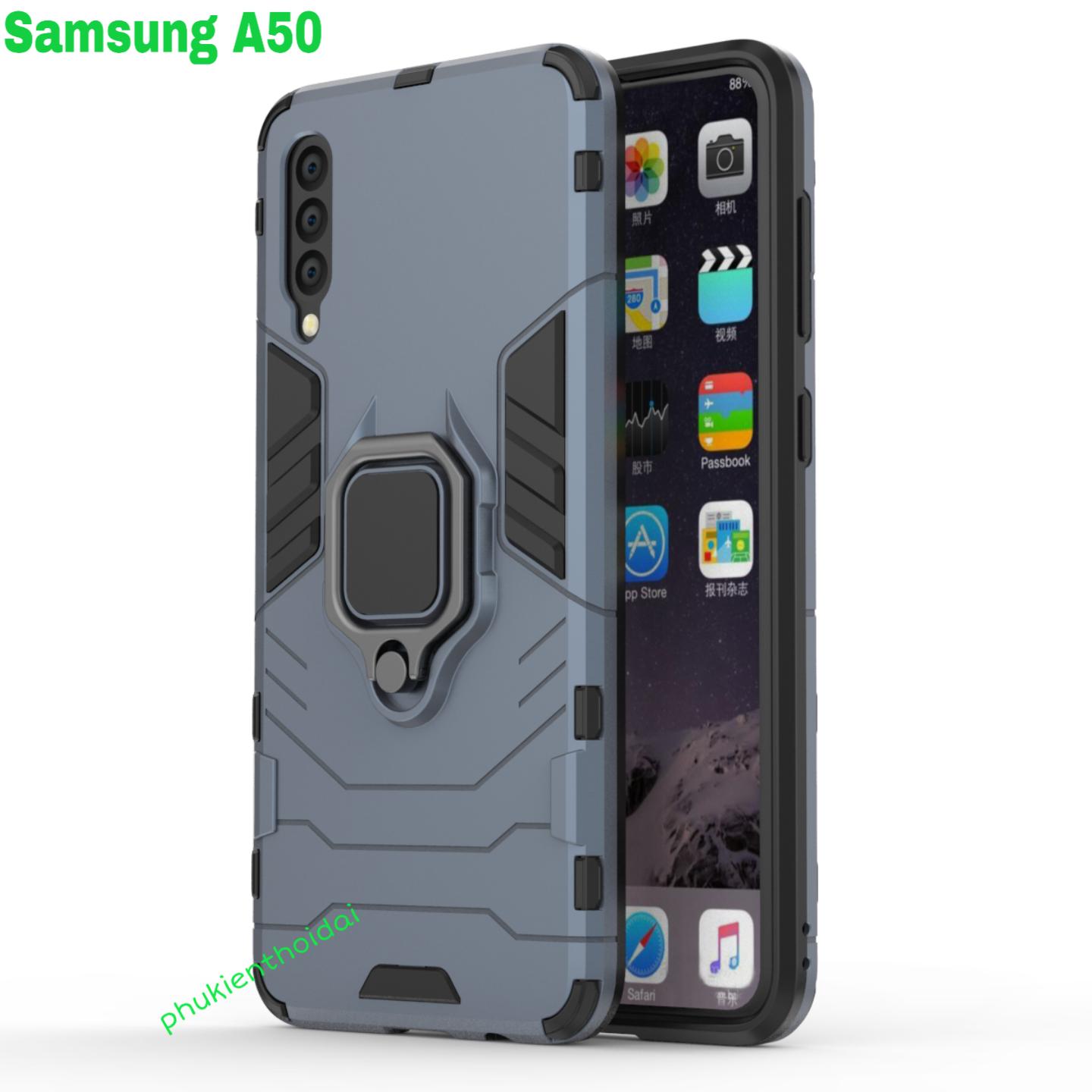Ốp lưng Samsung A50 / A50s / A30s dùng chung chống sốc Iron Man Iring cao cấp chống sốc siêu bền