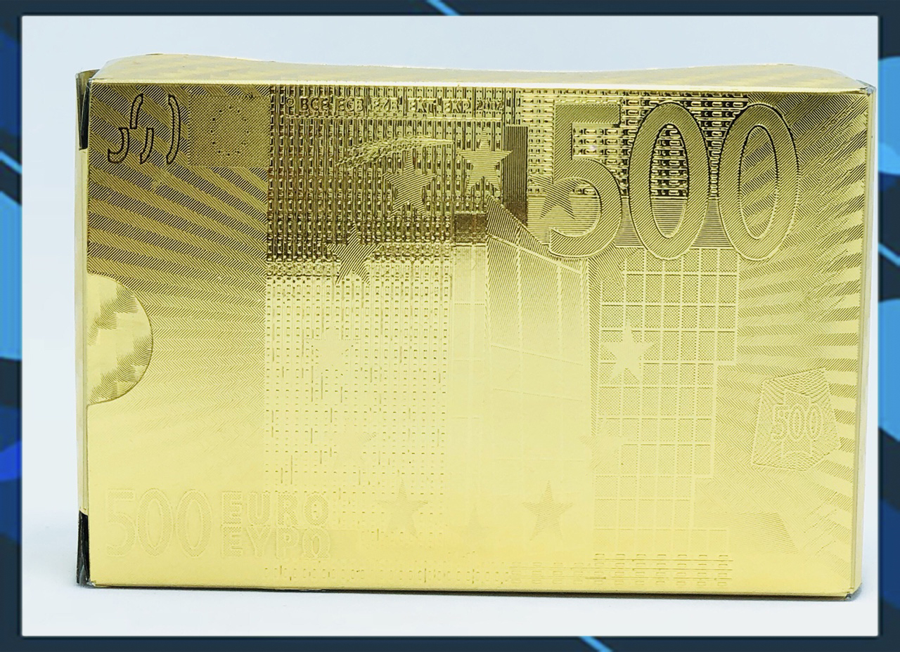 Bộ Bài Lá Mạ Vàng 24K Cao Cấp