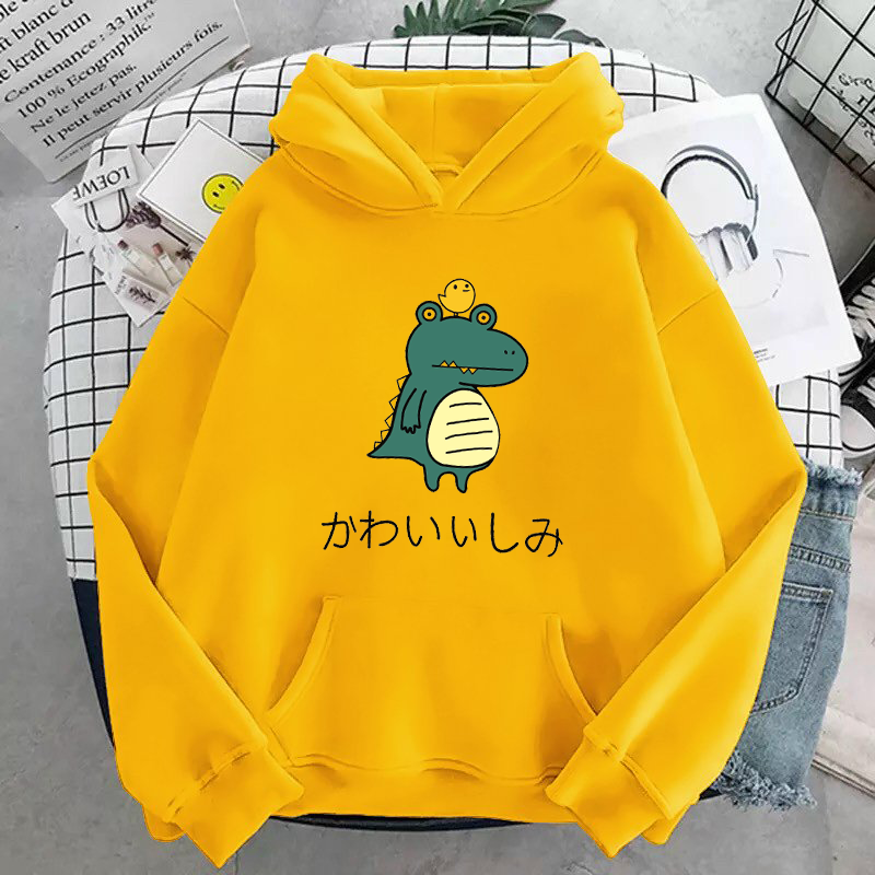 [Hoàn Tiền 15%] ÁO HOODIE NAM NỮ IN KHỦNG LONG (NHIỀU MÀU)