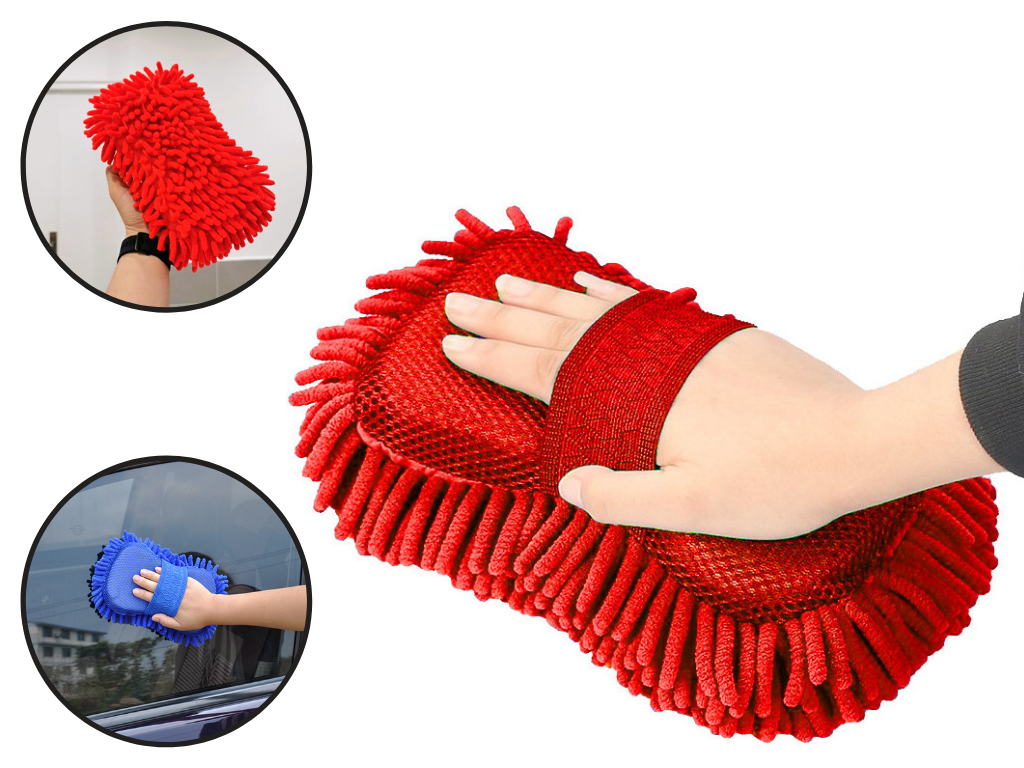 Bọt biển rửa xe 2 trong 1 bao tay bọt biển rửa xe 2 trong 1