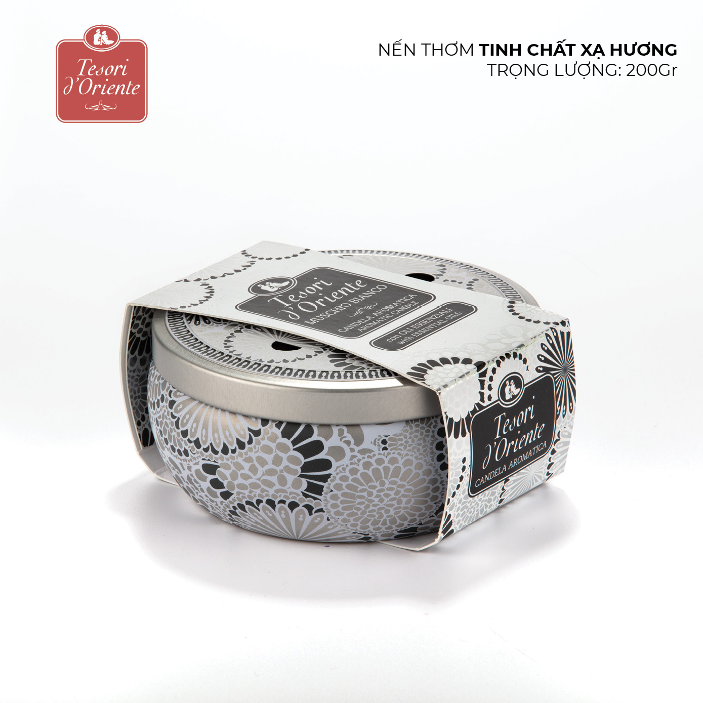 Nến thơm Tesori d'Oriente Xạ hương 200g