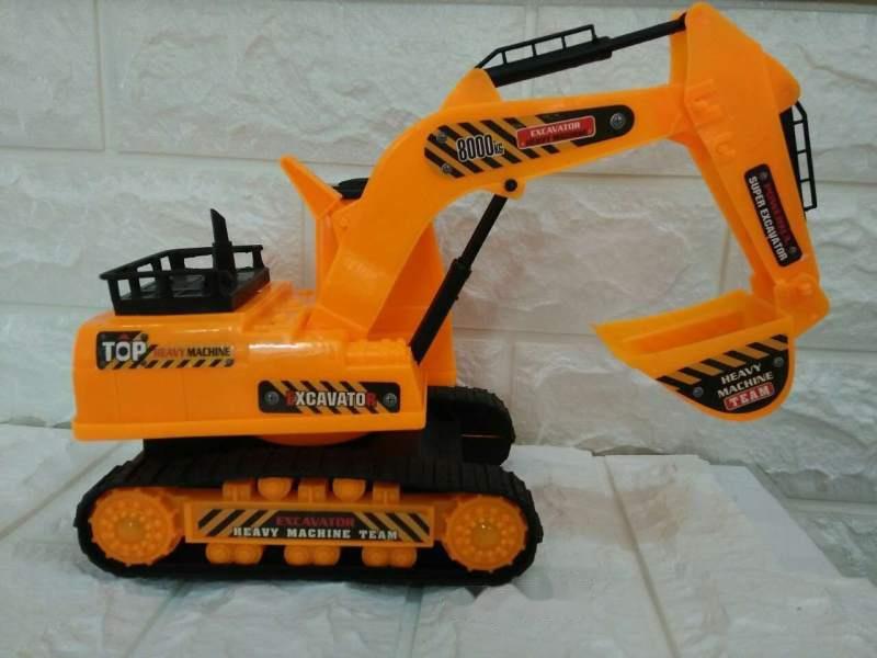 Máy xúc mô hình đồ chơi trẻ em, đồ chơi cho bé