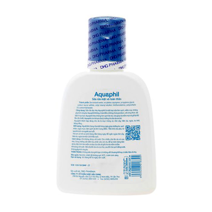 Sữa Rửa Mặt Aquaphil 125Ml - làm sạch da