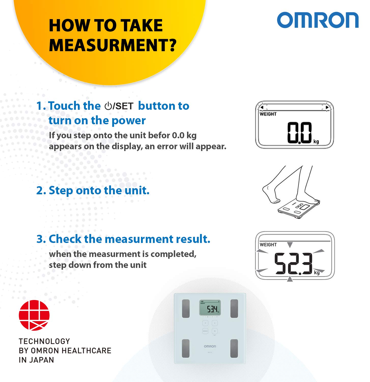 Cân Đo Lượng Mỡ Cơ Thể Omron HBF-214