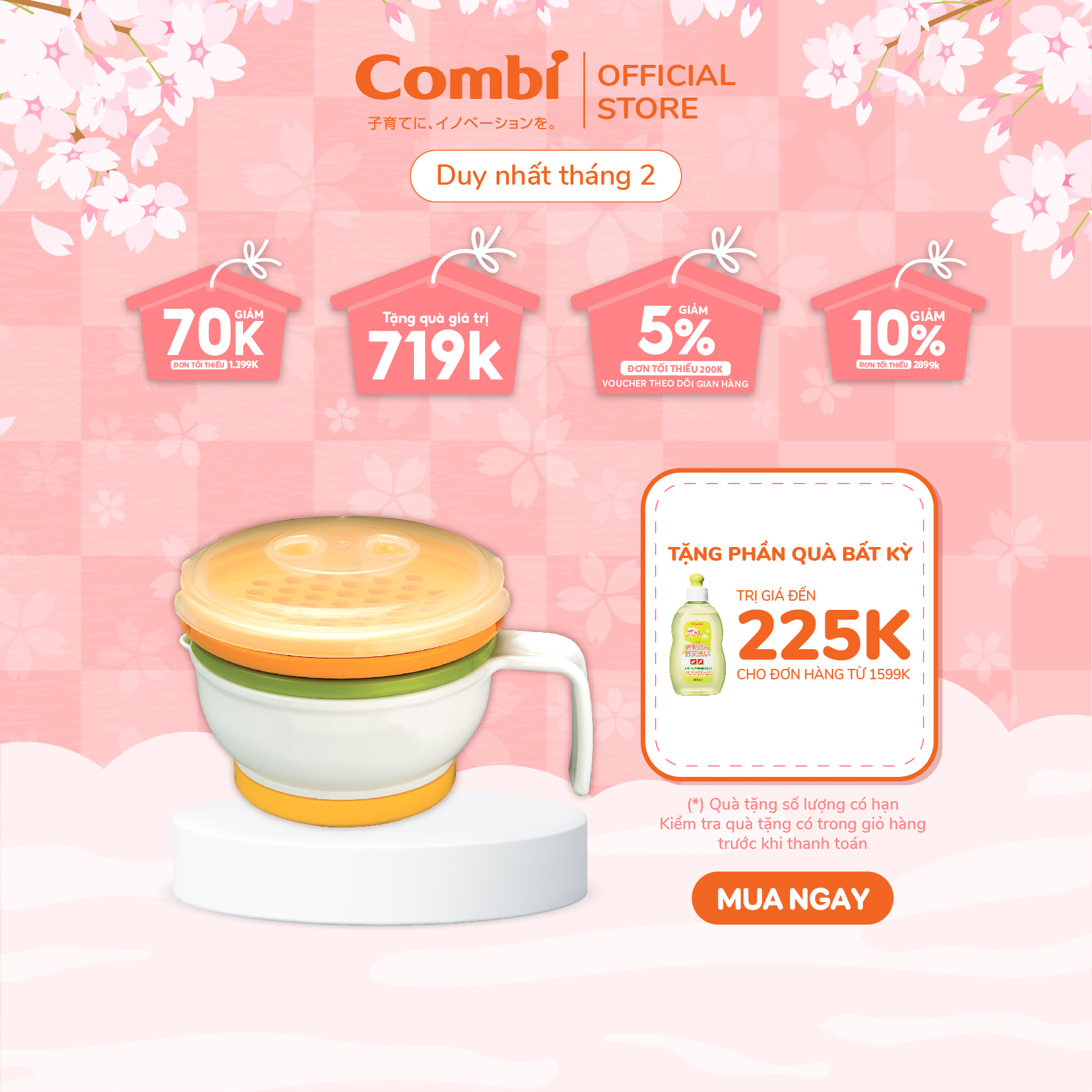 Bộ chế biến đồ ăn lớn Combi Japan
