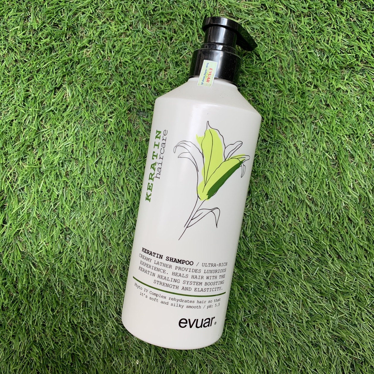 [HCM]Dầu gội xả cao cấp cực mềm mượt tóc Keratin Evuar 758mlx2