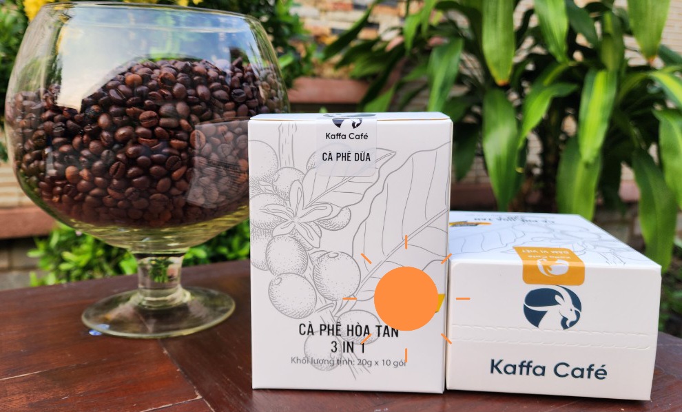 Cà Phê Hòa Tan Vị Dừa - 3IN1 Dừa