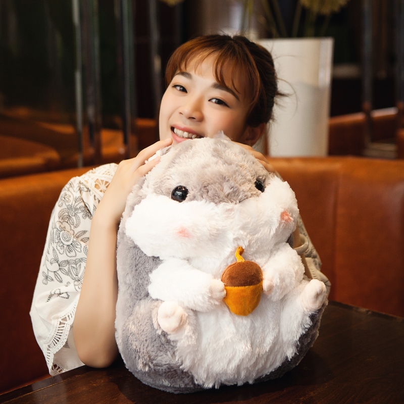 Cute Japanese Fat Hamster Doll Ragdoll Plush Toy Girls Sleeping Pillow  Funny Children's Gift 