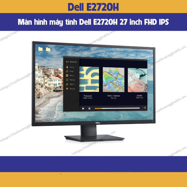 Bảng giá Màn hình máy tính Dell E2720H 27 inch FHD IPS-hàng chính hãng-mới 100% Phong Vũ