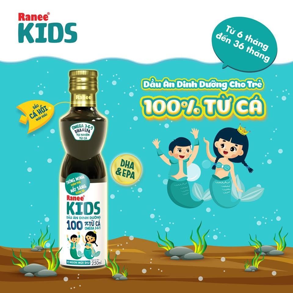 Dầu Ăn Dinh Dưỡng Ranee Kids 250ml