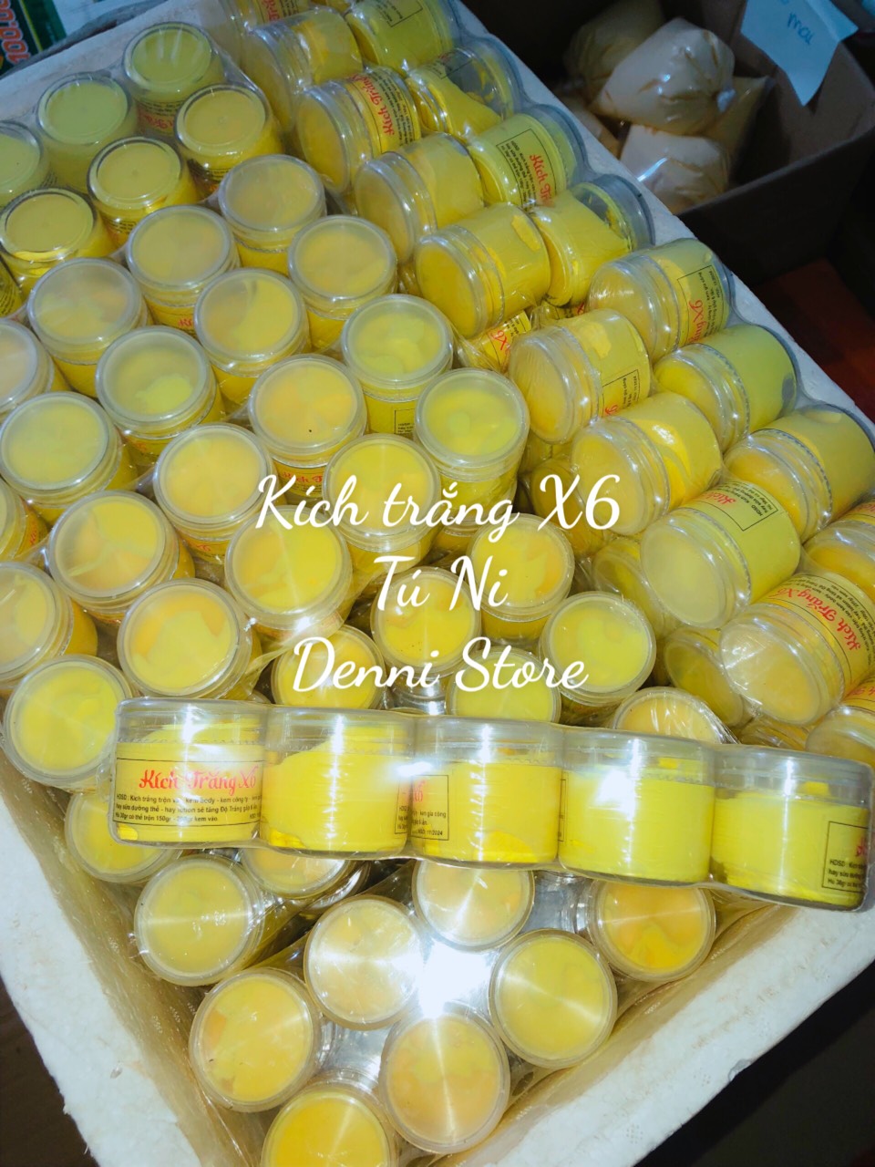 [Hoàn tiền 20%] Combo 10 hủ kem kích trắng X6 siêu trắng da nhân sâm