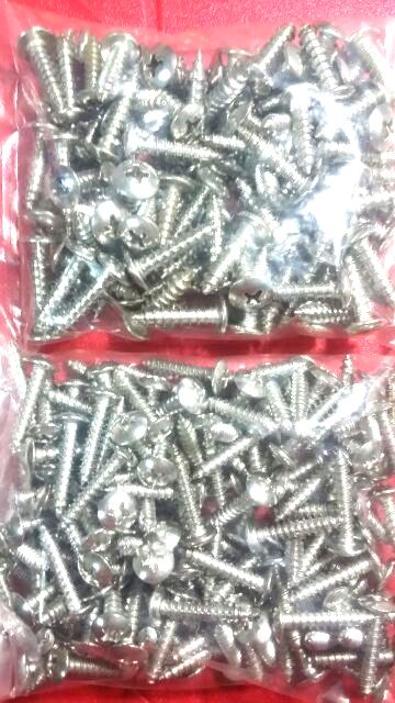 Vít dù xoắn inox 4lyx100gr..