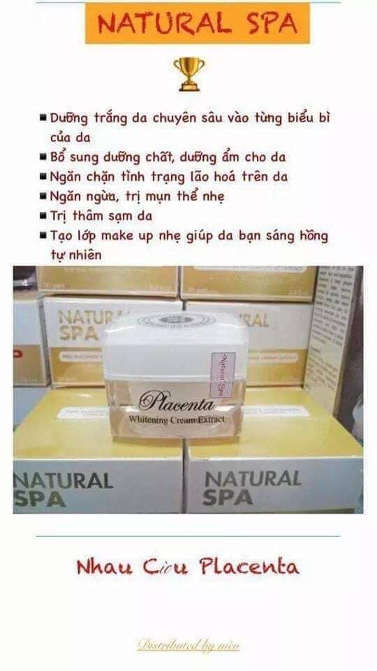 Kem Nhau Cừu Placenta Natural Spa