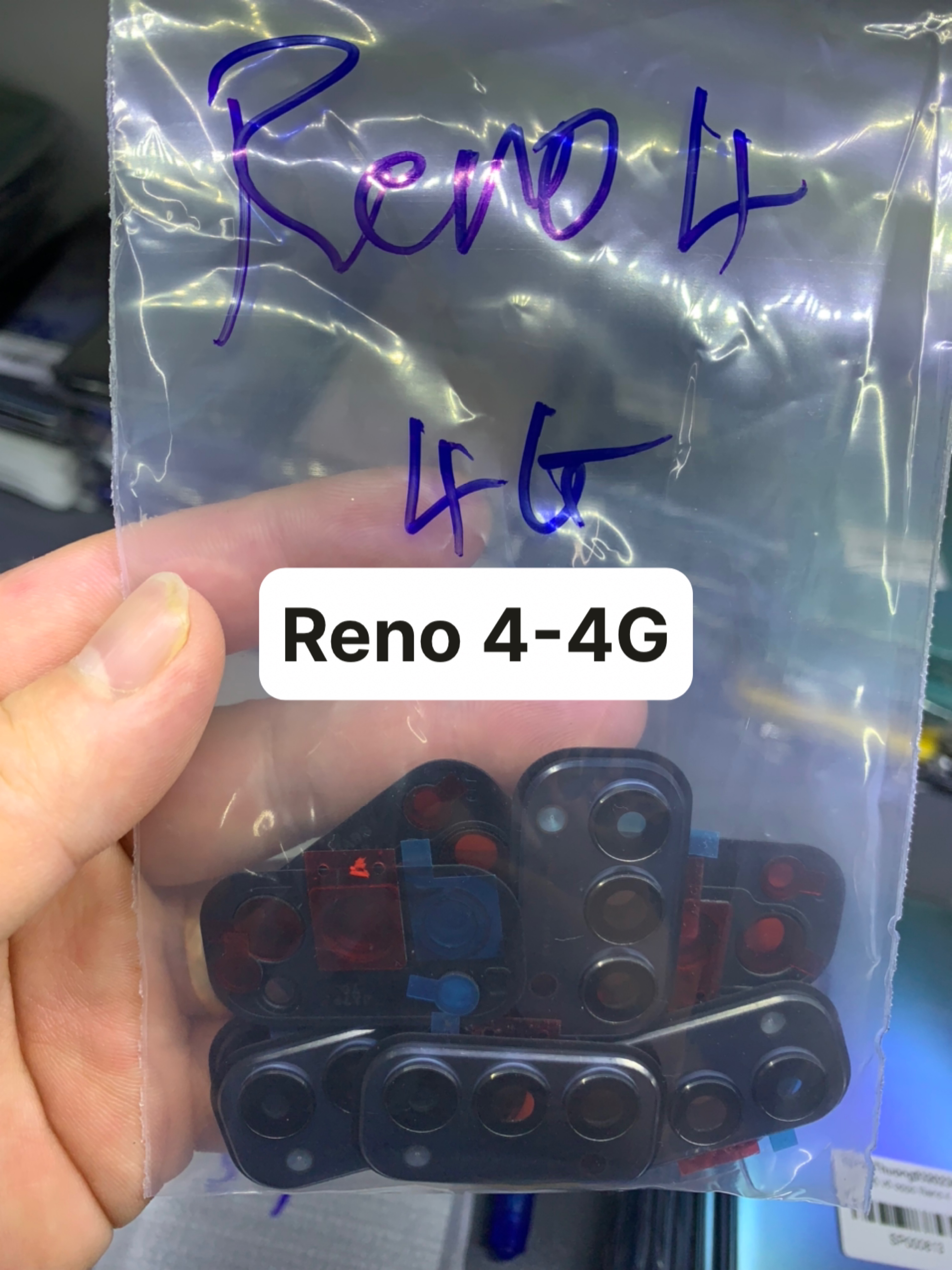 Bộ xương vỏ oppo Reno 4 - 4G ( Gồm khung xương, viền, lưng, phím bấm, khay sim )