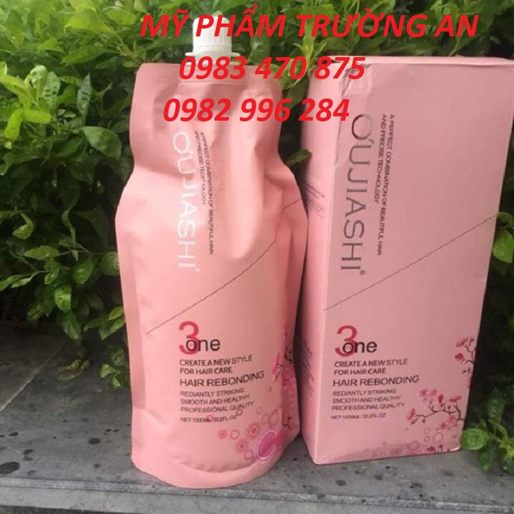 Kem Duỗi Ép Tóc Hoa Anh Đào 1 Lần Không Cần Dùng Dập Định Hình Lần 2