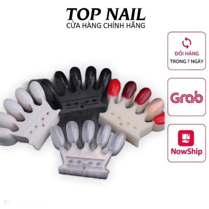 Set móng mẫu tập vẽ hình vương miện
