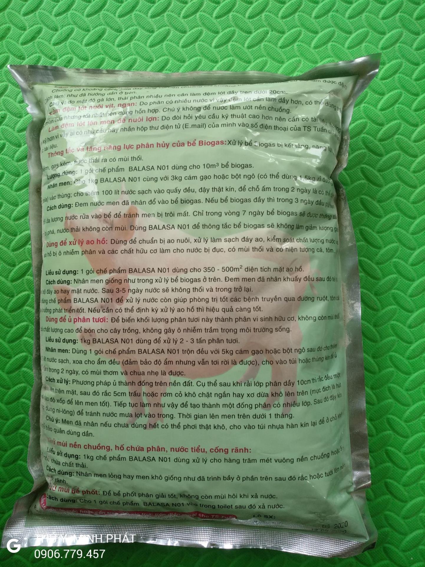 Chế phẩm sinh học BALASA NO1 gói 1kg