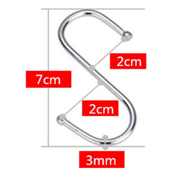 Combo 5 móc treo đồ chữ S