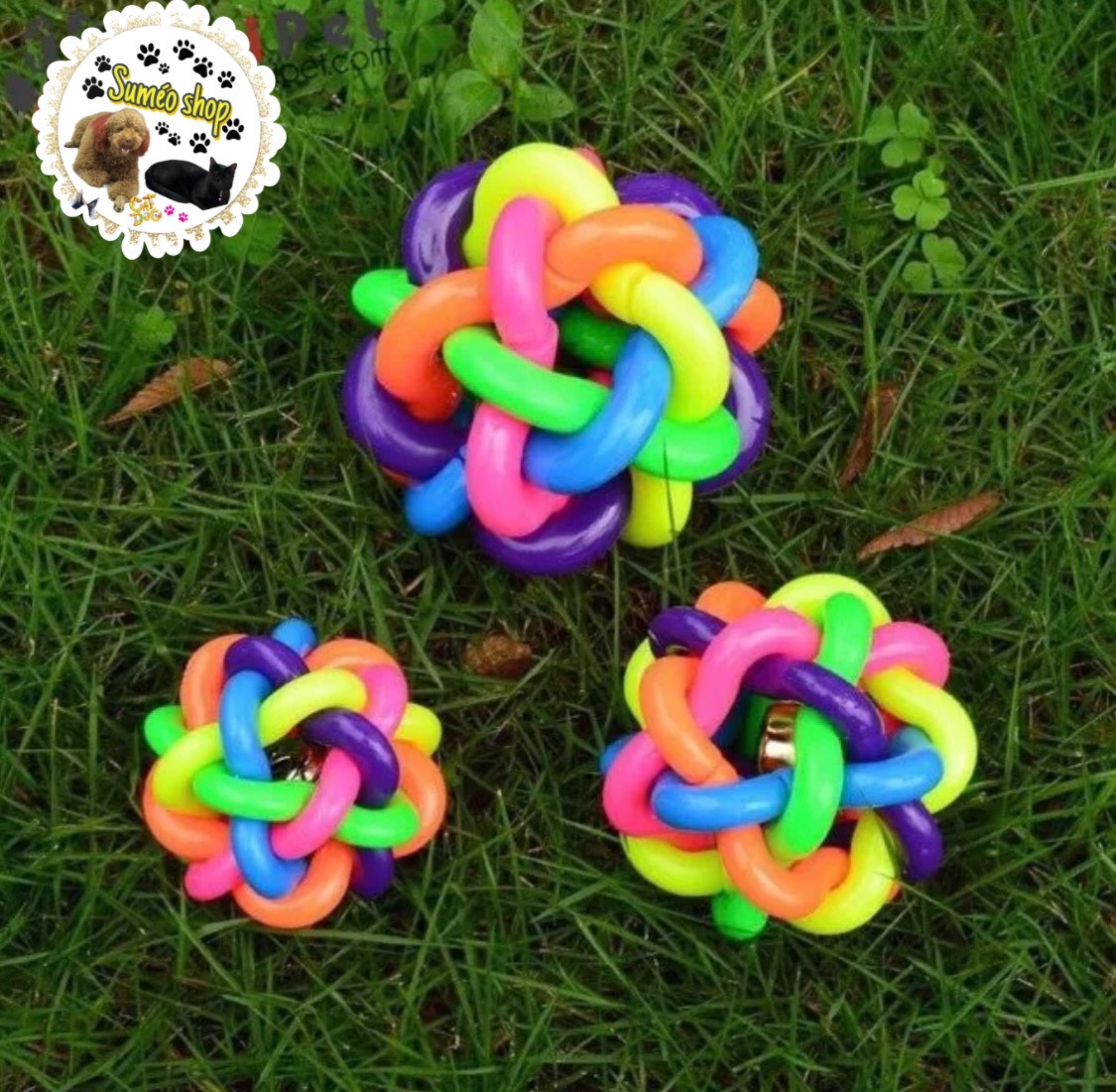 BÓNG ĐỒ CHƠI CHO CHÓ MÈO SIZE TO 5cm