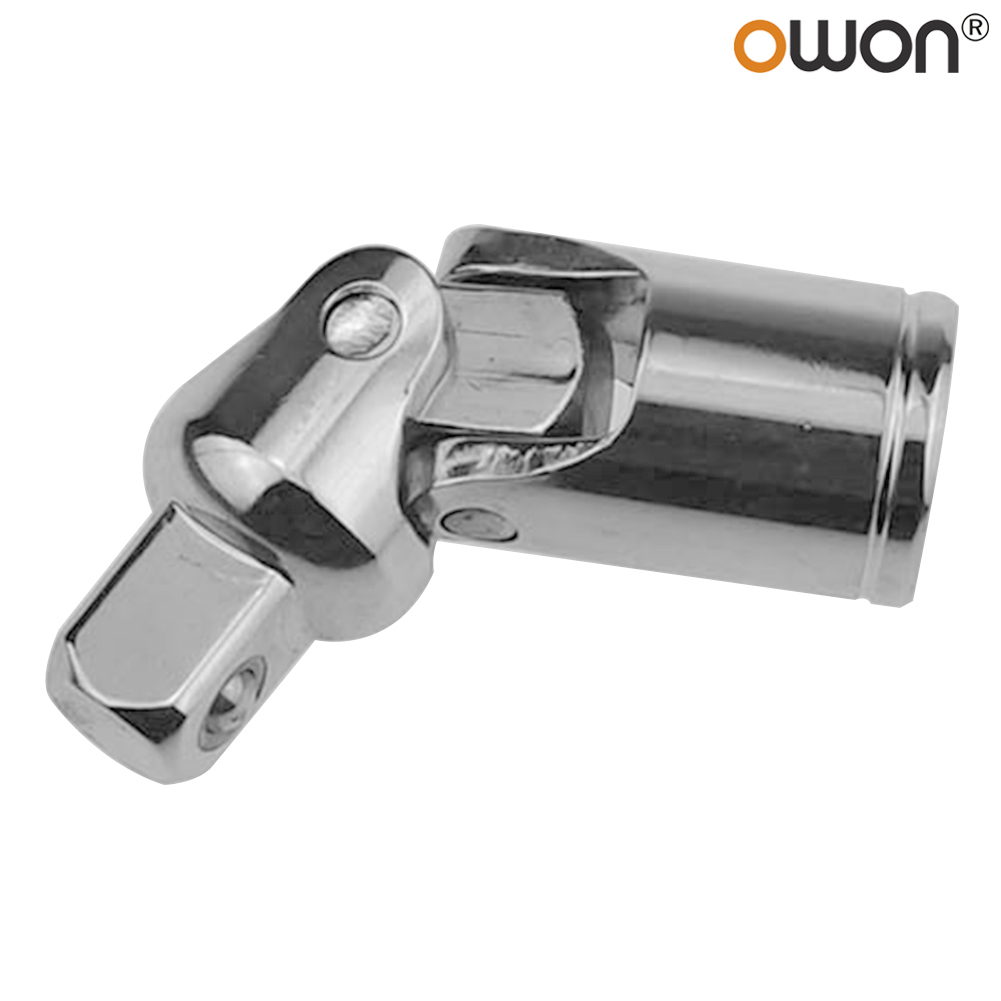Farfi 1/2 1/4 3/8 inches Chrome Universal Joint Adapter Socket Wrench Hardware Tool