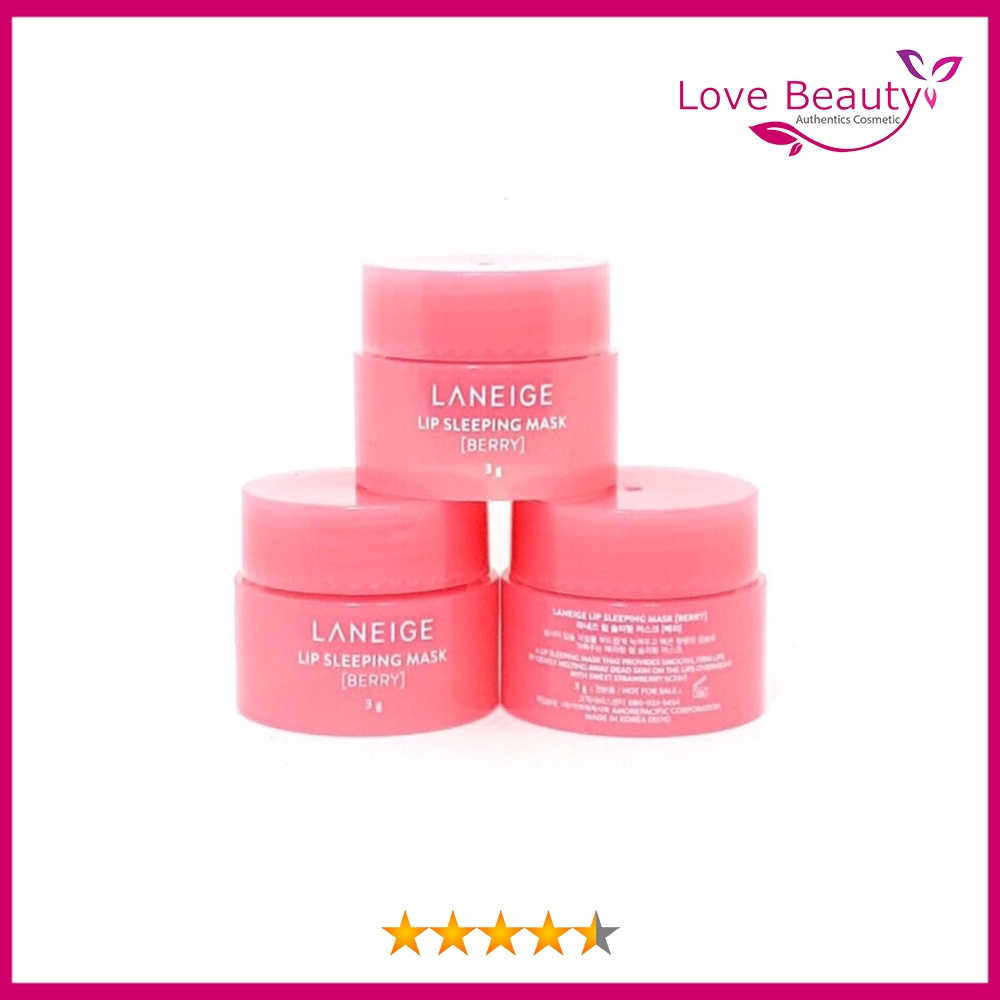 Mặt nạ ngủ môi Laneige mini 3g làm hồng môi