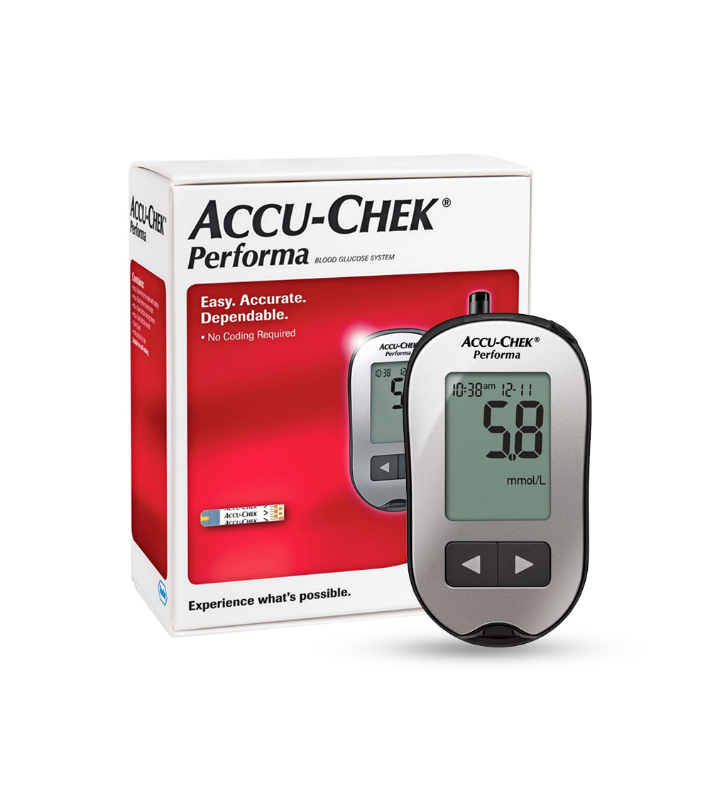 Máy đo đường huyết Roche Accu Chek Active Performa