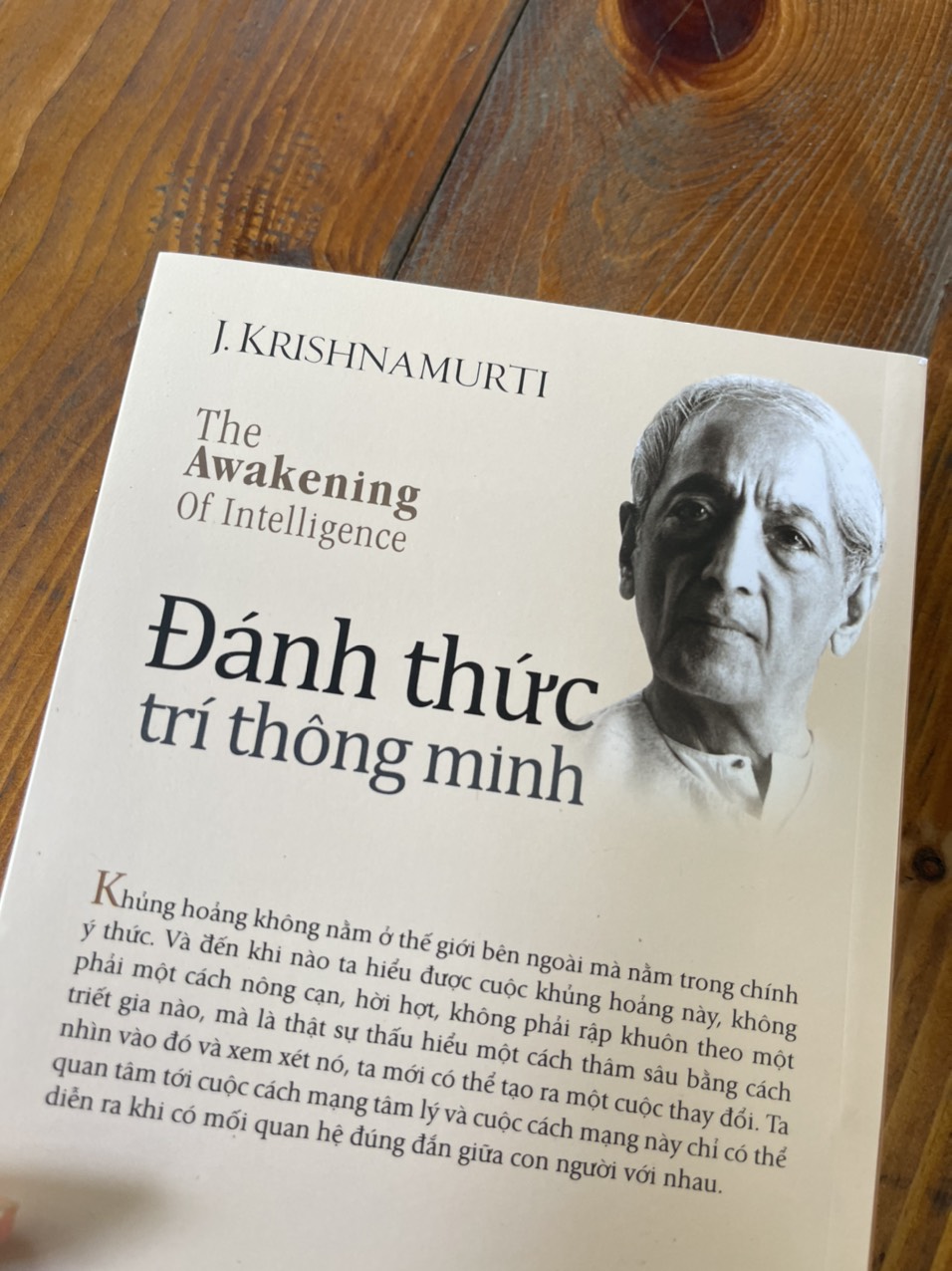 Sách - Đánh Thức Trí Thông Minh - J. Krishnamurti (FN)