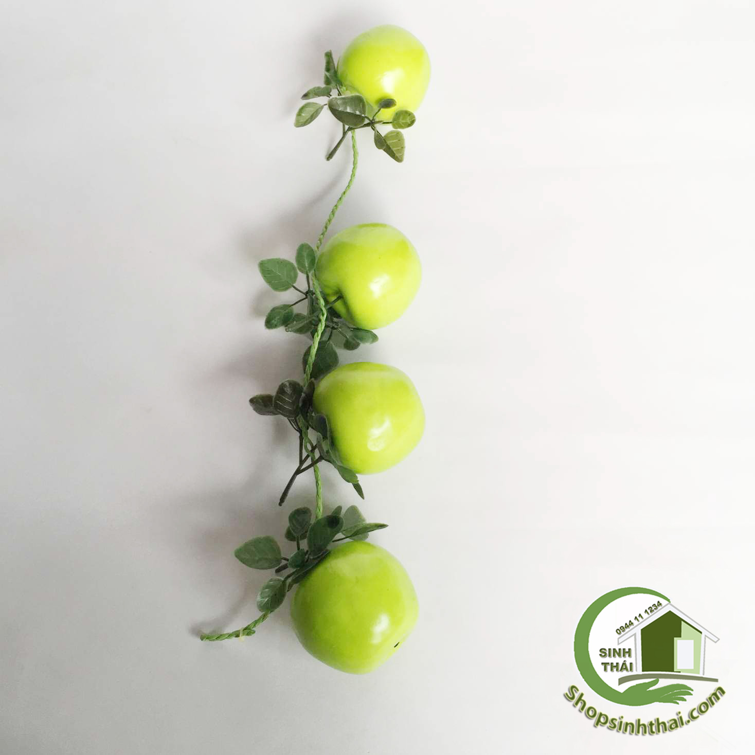 Dây quả táo xanh - dây trái cây củ quả giả cao cấp - dài 50cm
