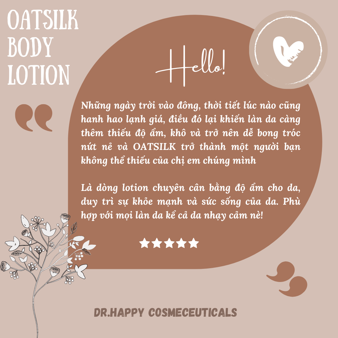 [authư·FCL Oat Silk Body Lotion- Dưỡng thể - Dưỡng ẩm