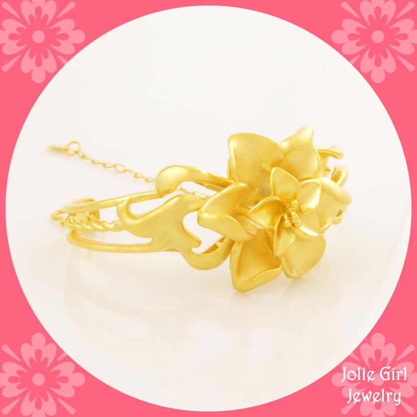 Vòng Tay Đóa Hoa Mạ Vàng 24K VTHX