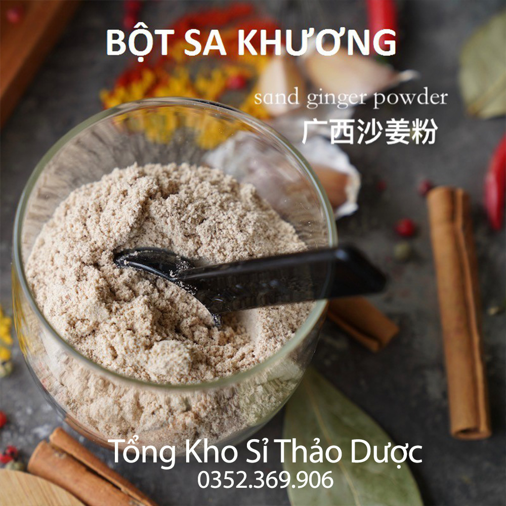 Bột sa cương nguyên chất 100g (bột địa liền, gia vị tẩm ướp thịt nướng)
