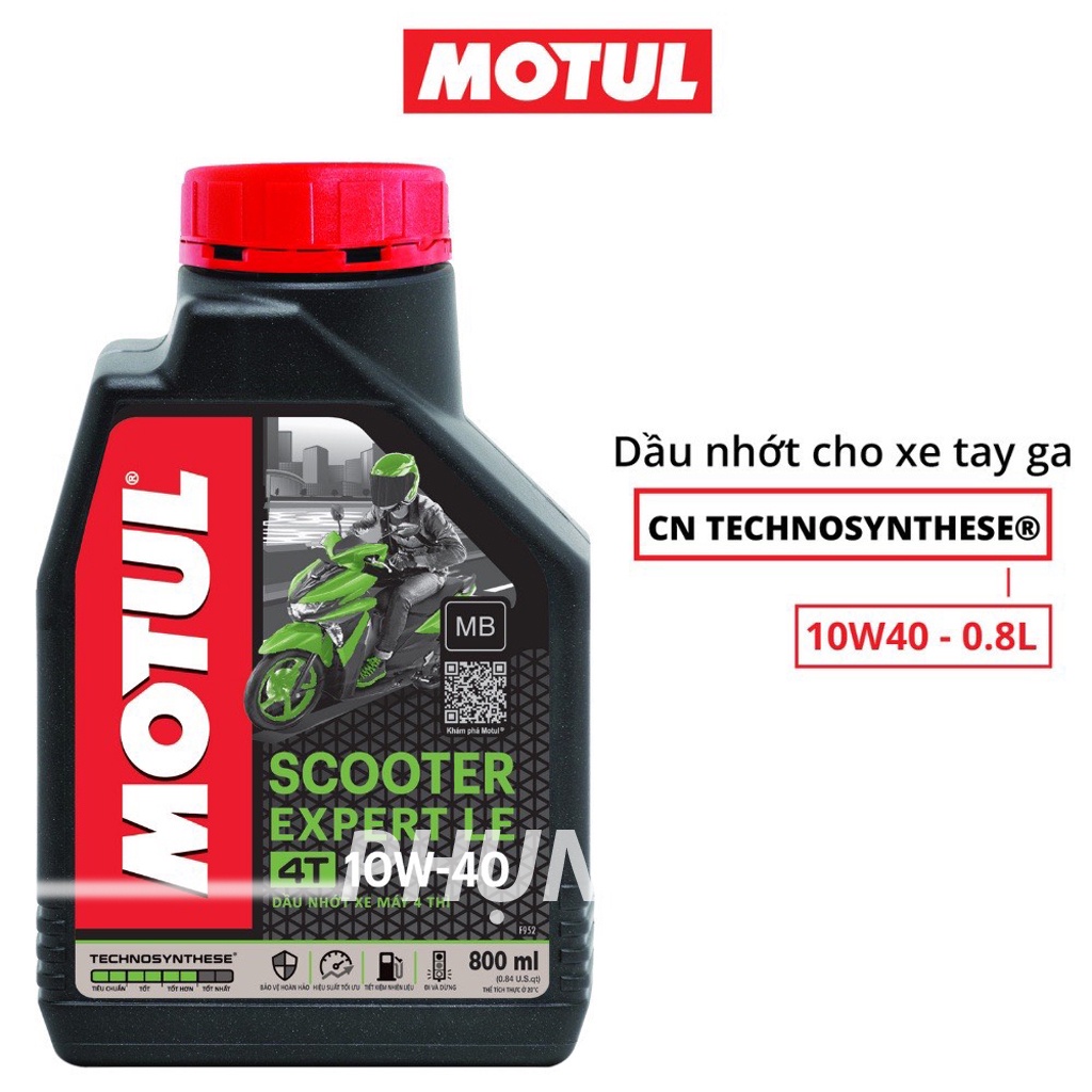 Nhớt motul scooter expert le 10w40 1l_0.8l nhớt xe ga cao cấp phs