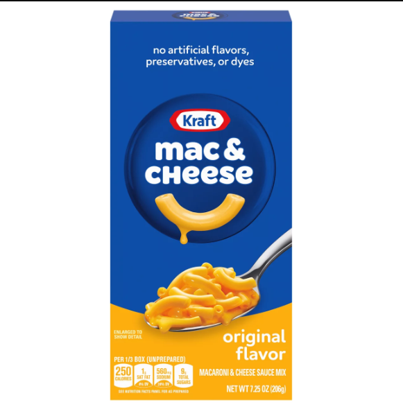 Nui Phô Mai Kraft Macaroni & Cheese Original USA