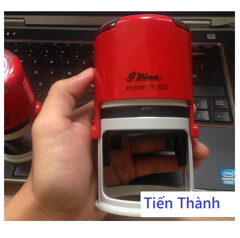 [HCM]Khắc dấu tròn Shiny R-552 đường kính 52mm