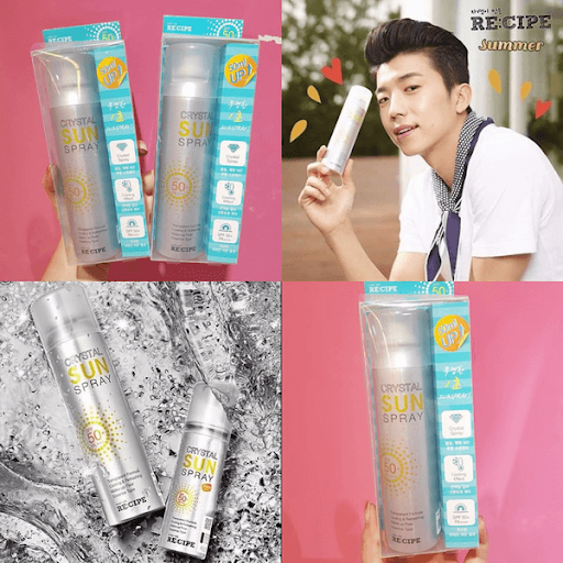 Xịt Chống Nắng Crystal Sun Spray SPF50
