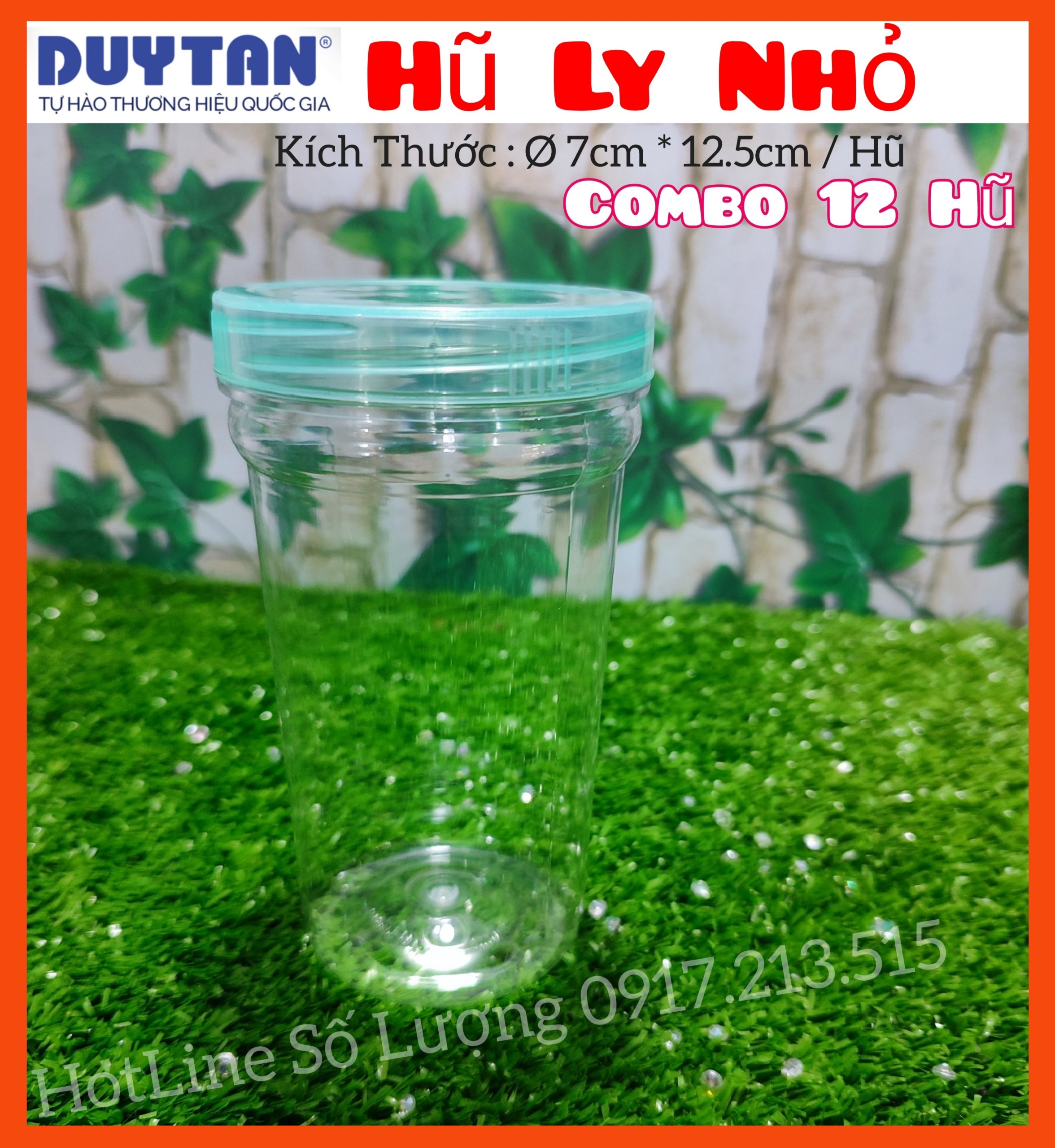 🌱 Set 12 Hũ Ly Nhỏ - Nhựa Duy Tân 🌱