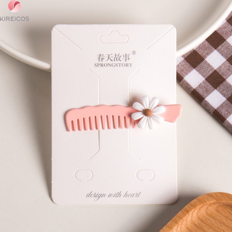 [HCM]Kẹp Tóc Mái Lược Hoa Mai Siêu Xinh - kireicos