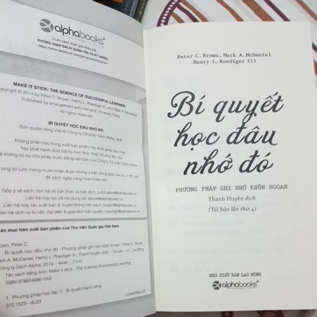 Sách - Bí Quyết Học Đâu Nhớ Đó